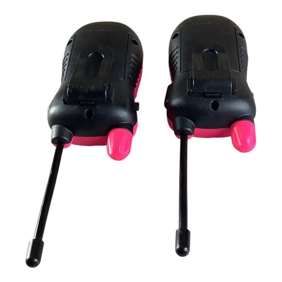 Toy Walkie Talkies 2-Way Radio Pink/Black Pair For Kids Compact Portable‎ Fun - Picture 7 of 7